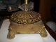 Unique Antique N.  Y.  11418.  S.  F F159 Brass,  Bronz,  Cast,  Crystal Table Lamp. Lamps photo 3