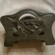 Art Nouveau Deco Owl And Pinecone Letter Holder Metalware photo 1