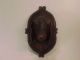 Black Forest Antique Match Stick Holder / Dog Head Plaque Carved Figures photo 2