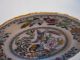 Antique Porcelain Plate Small Dish 1890 Ashworth Bros Hanley England Bird Floral Plates & Chargers photo 2