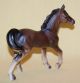 Vintage Porcelain Ceramic Pottery Cute Brown Pony Horse Figurine Figurines photo 2