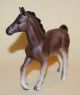 Vintage Porcelain Ceramic Pottery Cute Brown Pony Horse Figurine Figurines photo 5