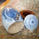 Antique Stoneware: 4gal.  Water Cooler,  Robinson Clay,  Ca.  1910,  Mint W/ Oak Base Crocks photo 5