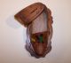Wonderful Antique Folk Art Wooden Puss In Boots Shoe Bank ~excellent~ Boxes photo 3