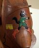 Wonderful Antique Folk Art Wooden Puss In Boots Shoe Bank ~excellent~ Boxes photo 7