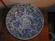 Fantastic Early Antique Blue Transfer Ware Bowl With Early English Lion Of Mark Plates & Chargers photo 1