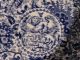 Fantastic Early Antique Blue Transfer Ware Bowl With Early English Lion Of Mark Plates & Chargers photo 3