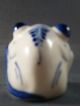 New Gzhell Russian Blue & White Porcelain Mouse Figurine Figurines photo 2