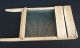 Antique Timber And Corrugated Aqua Glass Washboard Large 24 Inch 60 Cm Woodenware photo 7