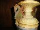 Antique Decorative Porcelain Urn With Scene Double Handles Horse And Man Urns photo 6