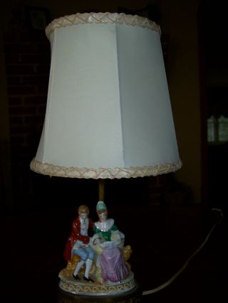 True Vintage Porcelain Lamp photo