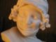 Italian Hand Carved Alabaster Young Lady Signed By Artist Other photo 5