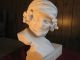 Italian Hand Carved Alabaster Young Lady Signed By Artist Other photo 7