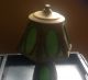Early 1900 ' S Arts And Crafts Slag Glass Antique Lamp With Two Lights. Lamps photo 1