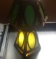 Early 1900 ' S Arts And Crafts Slag Glass Antique Lamp With Two Lights. Lamps photo 6