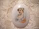 Oval Picture Painting Portrait Of Lady On Porcelain Other photo 1