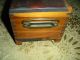 Dovetail Cedar Wooden Box Dresser Trinket Brass Handle Boxes photo 1
