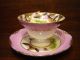 Vintage Cup & Saucer,  Flying Quail,  Pink & White Luster,  Royal Sealy,  Japan Cups & Saucers photo 4