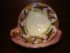 Vintage Cup & Saucer,  Flying Quail,  Pink & White Luster,  Royal Sealy,  Japan Cups & Saucers photo 5
