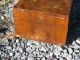Antique Burl Wood Document Jewelry Cigar Box Boxes photo 4