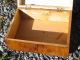 Antique Burl Wood Document Jewelry Cigar Box Boxes photo 7