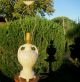 1950s Vintage Aladdin Alacite Shell Pink Glass Boudoir Lamp Finial Embossed Rose Lamps photo 2