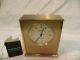 Antique Swiss Made Seth Thomas Quartzmatic Parlor Clock In Gilted Brass And Runs Clocks photo 1