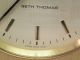 Antique Swiss Made Seth Thomas Quartzmatic Parlor Clock In Gilted Brass And Runs Clocks photo 5