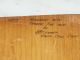 Folk Art Inlaid California Redwood & Tamarac Wooden Box W/ship Boxes photo 2