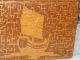 Folk Art Inlaid California Redwood & Tamarac Wooden Box W/ship Boxes photo 4