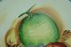 Vintage Hand Painted Fruits Leaves Vegetables Plate Plates & Chargers photo 1