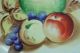 Vintage Hand Painted Fruits Leaves Vegetables Plate Plates & Chargers photo 7