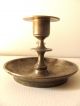 Old,  Antique,  Single Brass Candle Stick Holder With Handle Metalware photo 6