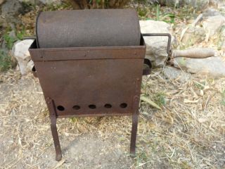 French Antique Bistro Coffee Roaster Hand Crafted Very Rare photo