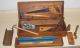 Vintage Wooden Deluxe American Tool Chest Filled With Various Small Tools Boxes photo 4