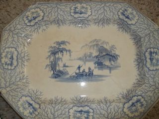 Large Rare Antique Sampson Hancock Albion Platter - 1800 ' S Just Reduced photo