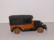 Iron Metal Antique Studebaker Car Toy In Orange And Black Plates & Chargers photo 2