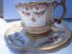 Antique English Doulton Decorated Demitasse Cup & Saucer As Found Cups & Saucers photo 1