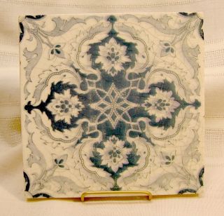 Antique,  Blue And White,  Decorative,  Victorian Ceramic Tile photo