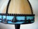 Stained Glass Table Lamp Water Scene Sailboats Arts & Crafts Lamps photo 1