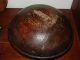 Antique Wooden Primitive Large Dough Bowl,  Folk Art Bowls photo 4