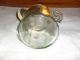 Collectible Insulator Bottle With Metal Lid And Rubber Seal Very Old Light Green Decanters photo 3