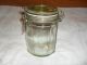Collectible Insulator Bottle With Metal Lid And Rubber Seal Very Old Light Green Decanters photo 5