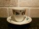 Norway Porsgrund Pp Tea Cup And Saucer - 63 - Porcelain - Antique - Nordic Cups & Saucers photo 3