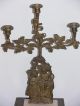 Antique 1851 Archer & Warner Of Philadelphia Bronze Girandole / Girandoles Lamps photo 1