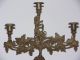 Antique 1851 Archer & Warner Of Philadelphia Bronze Girandole / Girandoles Lamps photo 2