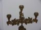 Antique 1851 Archer & Warner Of Philadelphia Bronze Girandole / Girandoles Lamps photo 6