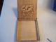 Vintage Hand Carved Wooden Hankerchief Box Boxes photo 1