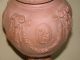 Terracotta Classical Style Urn Shaped Lamp W/ Ramsheads,  Roses & Swags Lamps photo 9