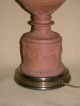 Terracotta Classical Style Urn Shaped Lamp W/ Ramsheads,  Roses & Swags Lamps photo 5